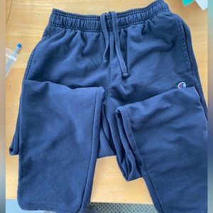 Men’s Champion navy sweatpants. Size M